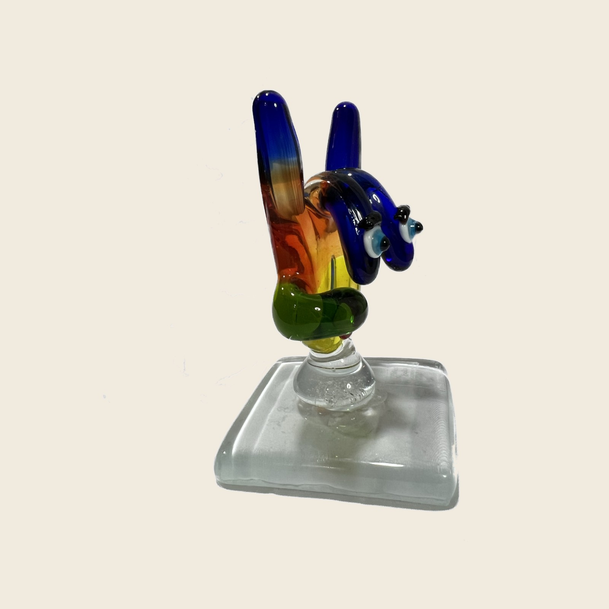 Sculpture - Picasso - Hands - Rock hand gesture - Murano Art Italy