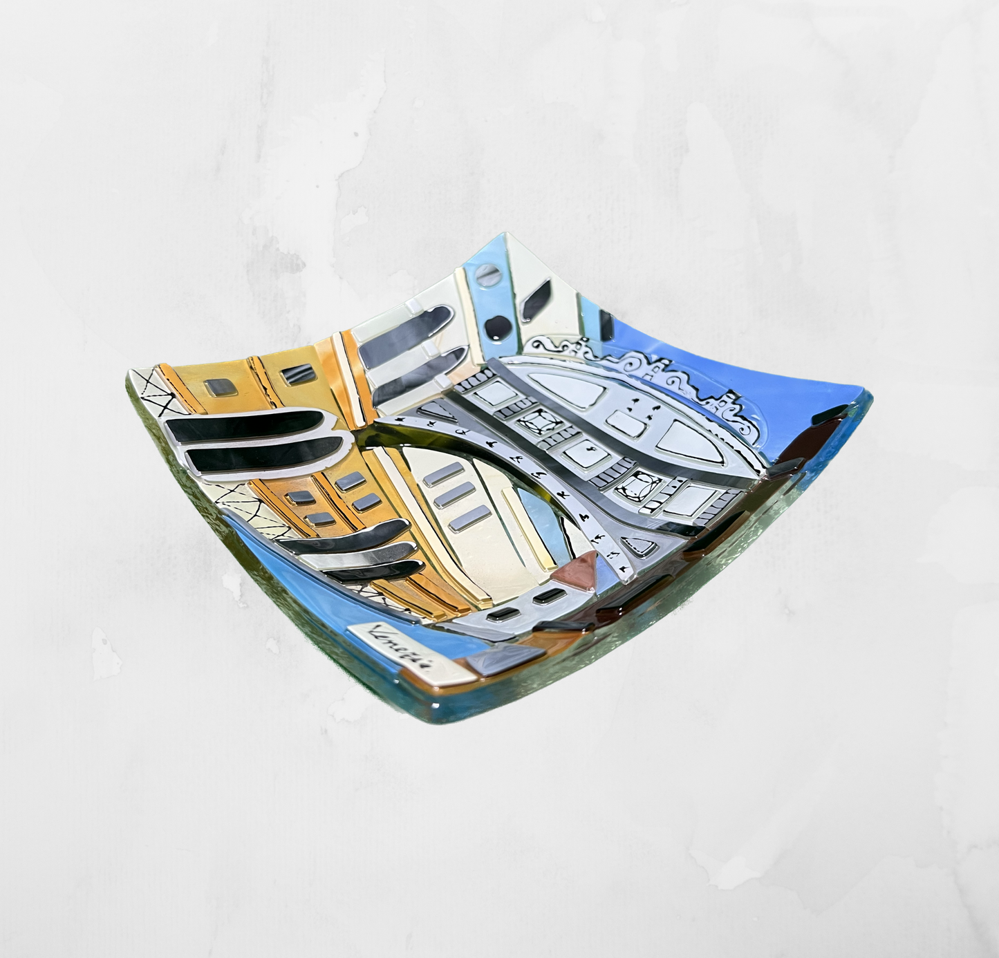 Landscapes - Bridge of Sighs Venice - Table-top square plate