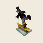 Sculpture - Figurines - Clown - Clown with scooter yellow - Murano Art Italy