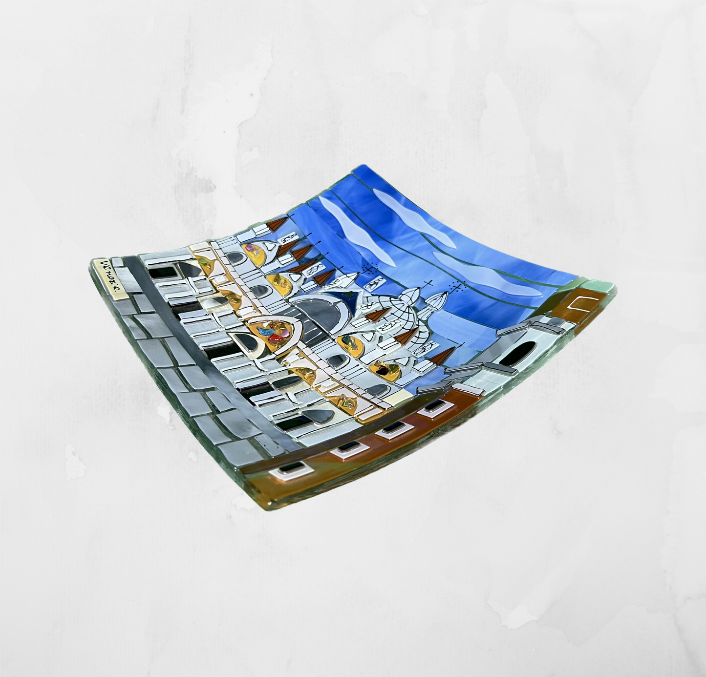 Landscapes - San Marco Basilica Venice - Table-top square plate