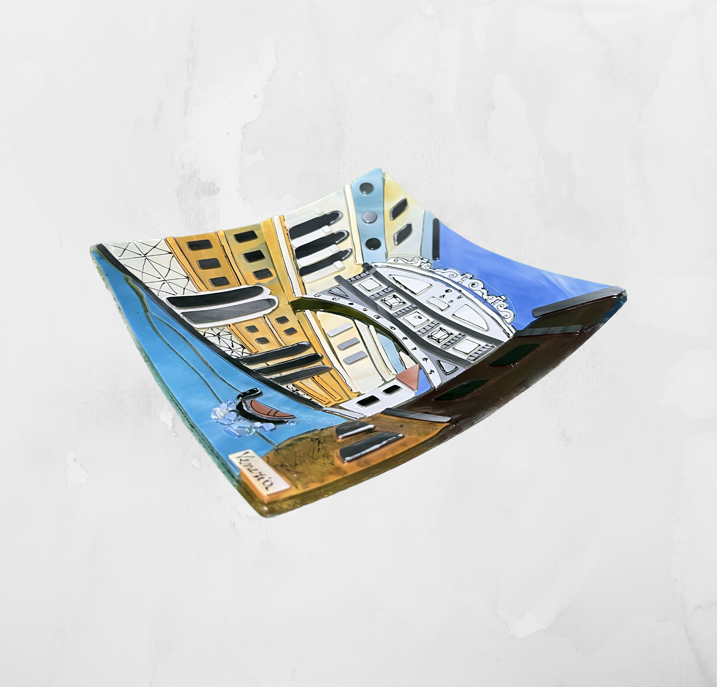 Landscapes - Bridge of Sighs Venice - Table-top square plate