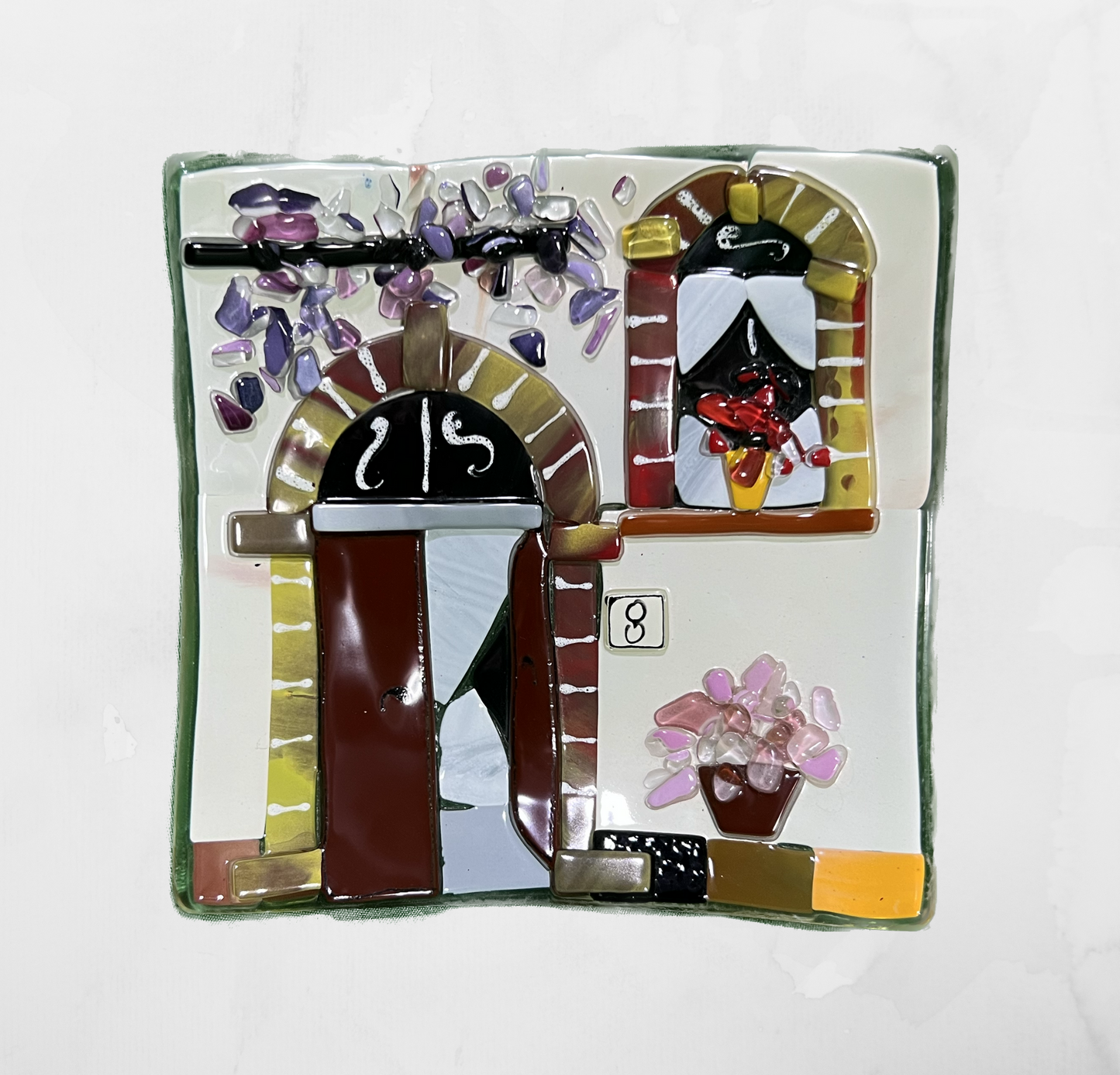 Landscapes - Country house - Table-top square plate