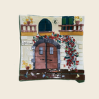 Landscapes - Resort - Table-top square plate - Murano Art Italy