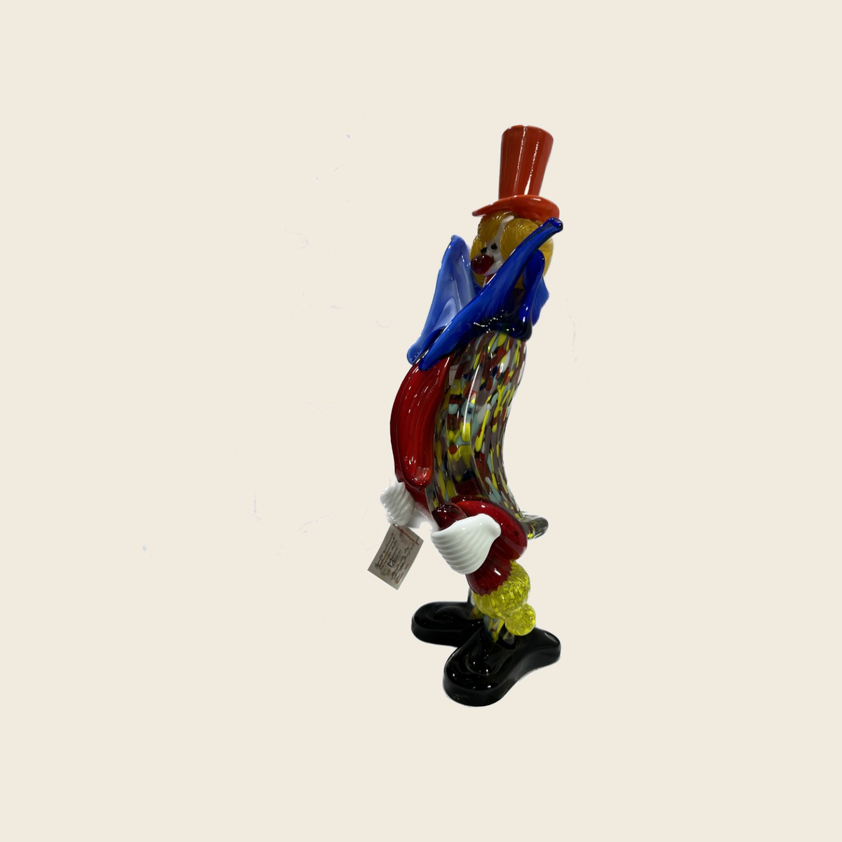 Sculpture - Figurines - Clown - Clown Classic (Fiasco 36 cm.) - Murano Art Italy