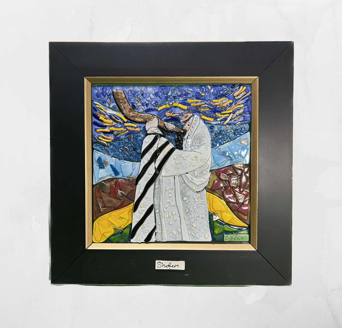 Gerusalemme - Rav con shofar - Quadro