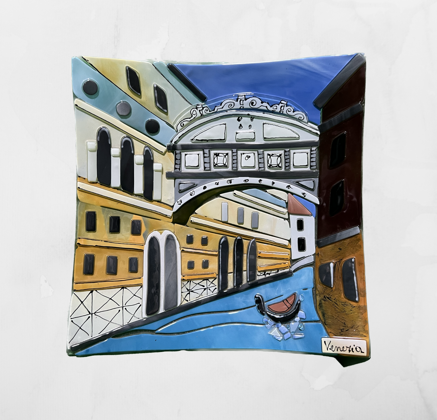 Landscapes - Bridge of Sighs Venice - Table-top square plate