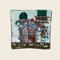 Landscapes - Resort - Table-top square plate - Murano Art Italy