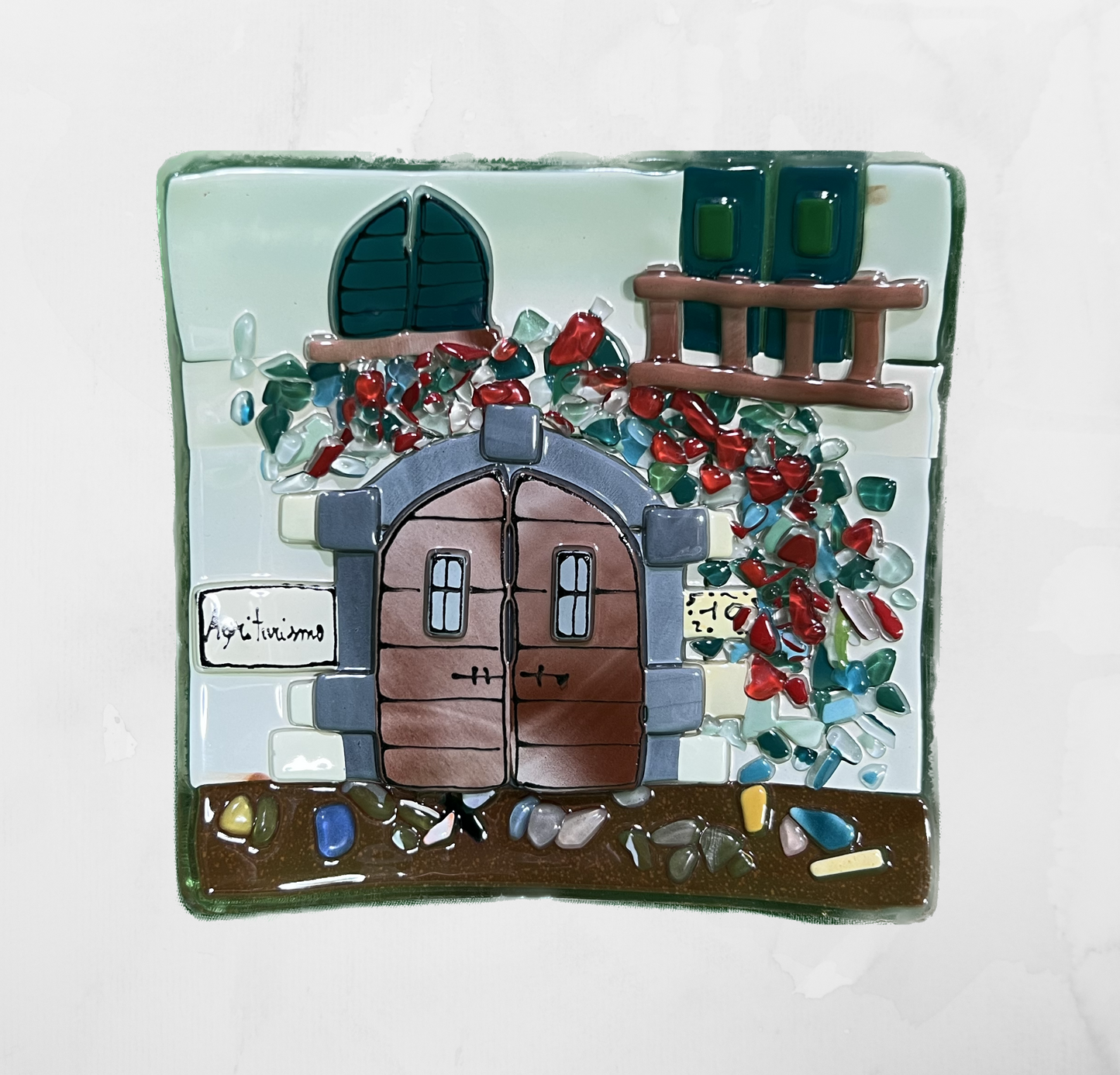 Landscapes - Resort - Table-top square plate