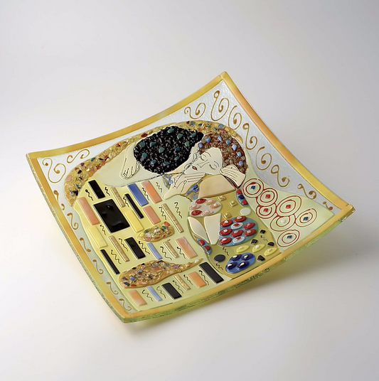 Klimt - Il bacio - Vassoio quadrato
