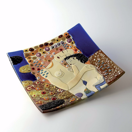 Klimt - Le tre età della donna - Vassoio quadrato