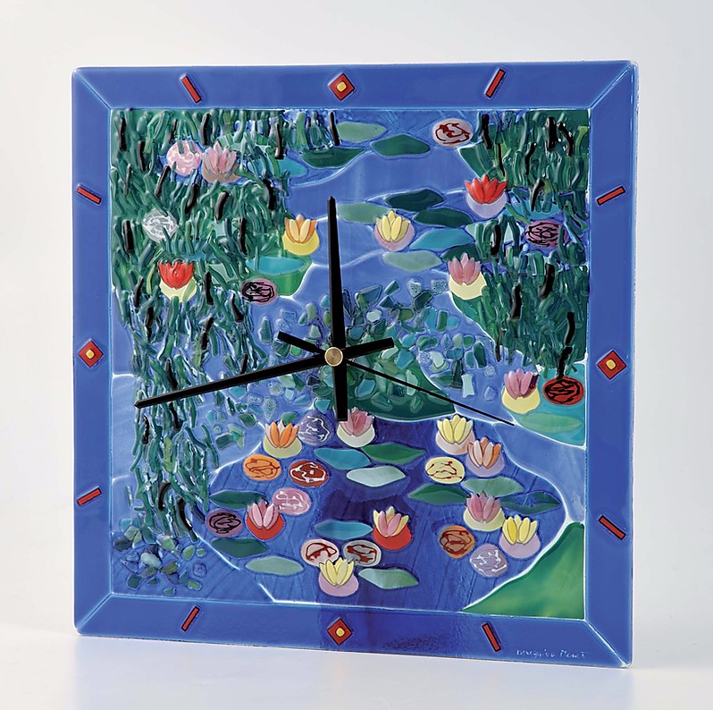 Monet - Water lilies - Clock