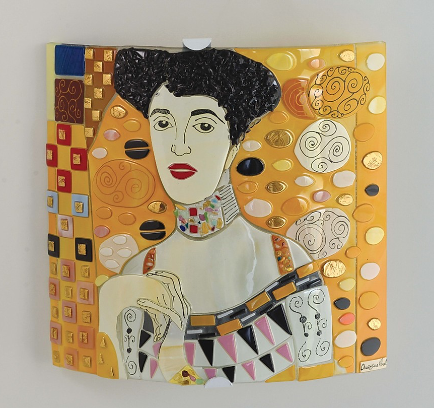 Klimt - Adele's portrait - Applique/Wall mounted lamp