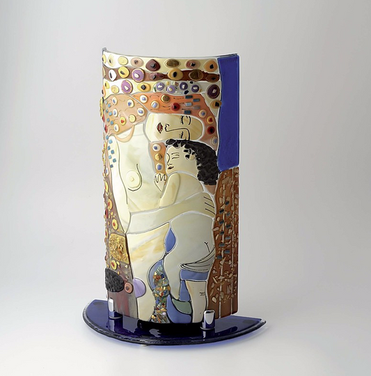Klimt - Le tre età della donna - Portalampada da tavolo