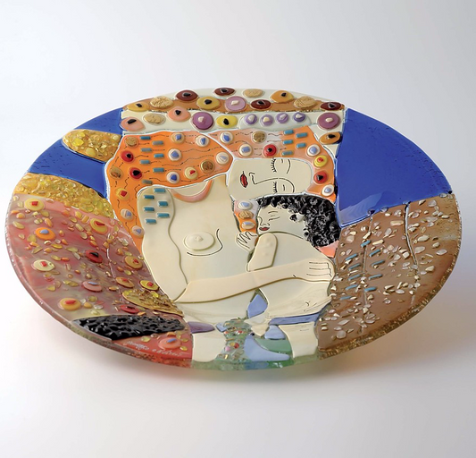 Klimt - Le tre età della donna - Vassoio circolare