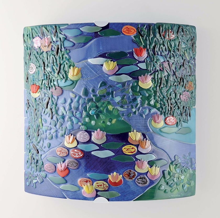 Monet - Water lilies - Applique|Wall mounted lamp