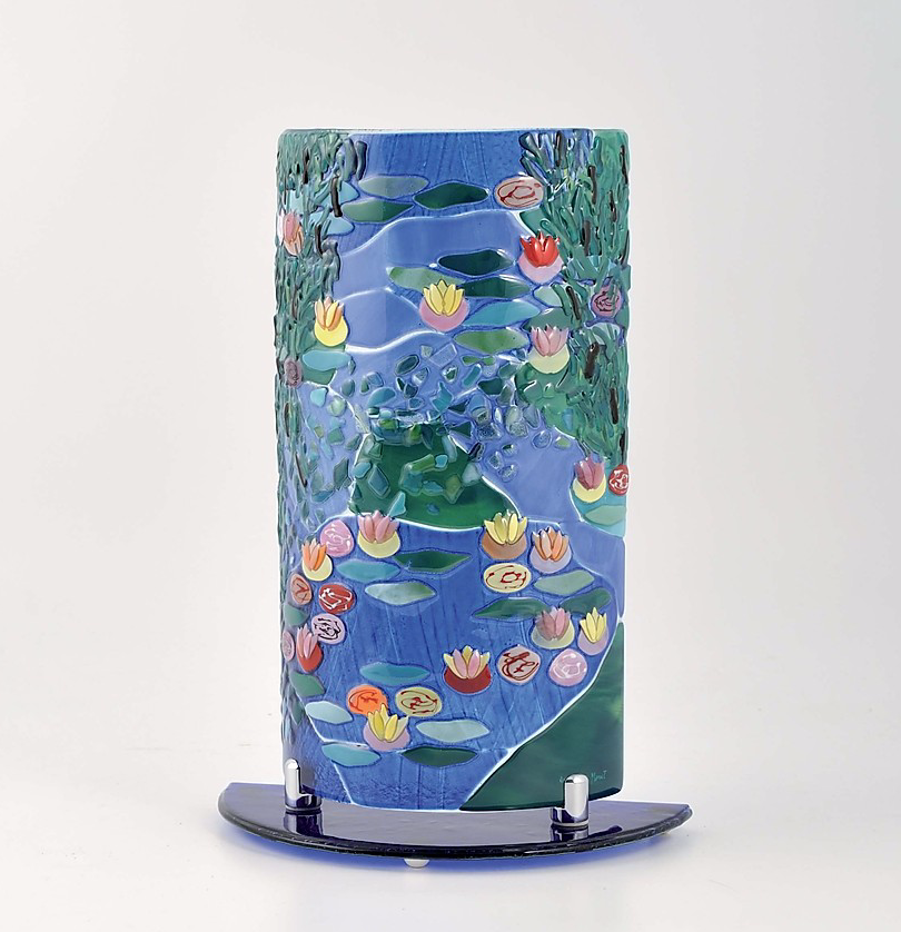 Monet - Water lilies - Table top lampholder