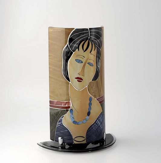 Modigliani - Jeanne Hébuterne with necklace - Table-top lampholder