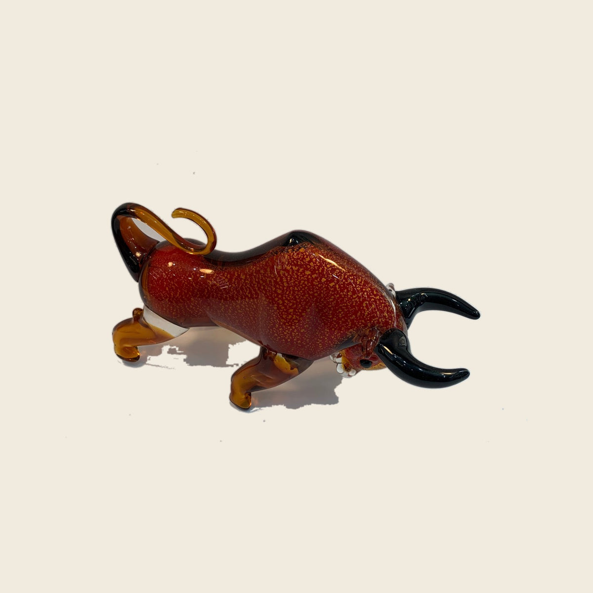Bull | Red - Murano Art Italy
